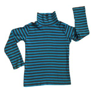 LINDEX 5T turtle neck long sleeve striped